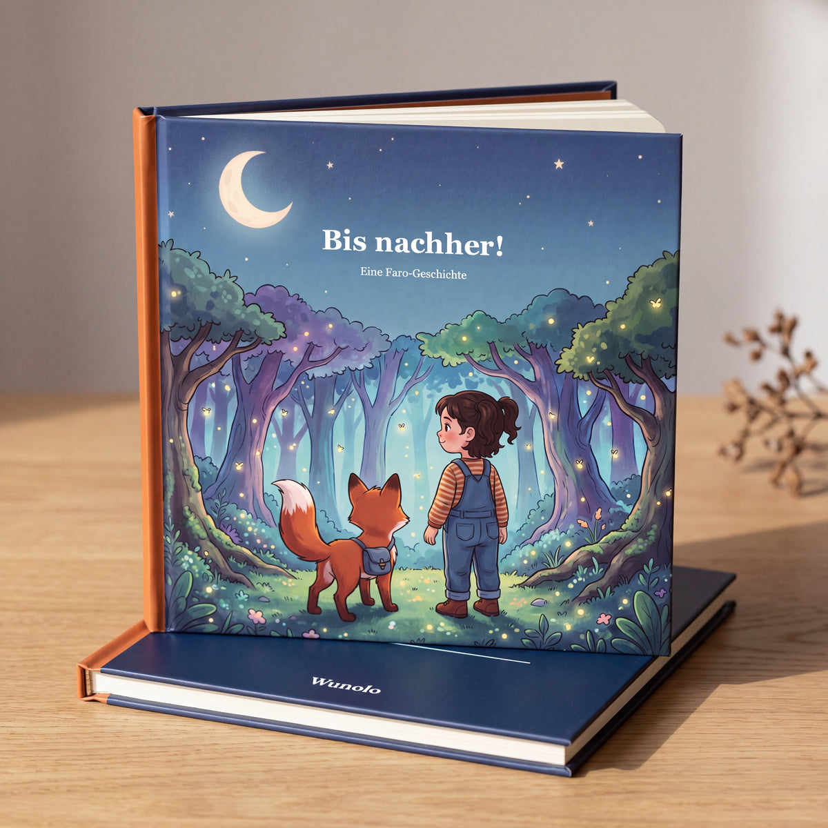 Das Buch Bis nachher als Hardcover, Umschlag und Buchruecken sichtbar