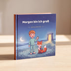 Morgen bin ich groß, Hardcover stehend